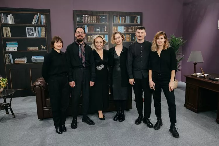 Елена Яичникова, Андрей Василенко,Тереза Мавика, Мария Крамар, Ярослав Алешин, Ольга Цветкова и кураторы