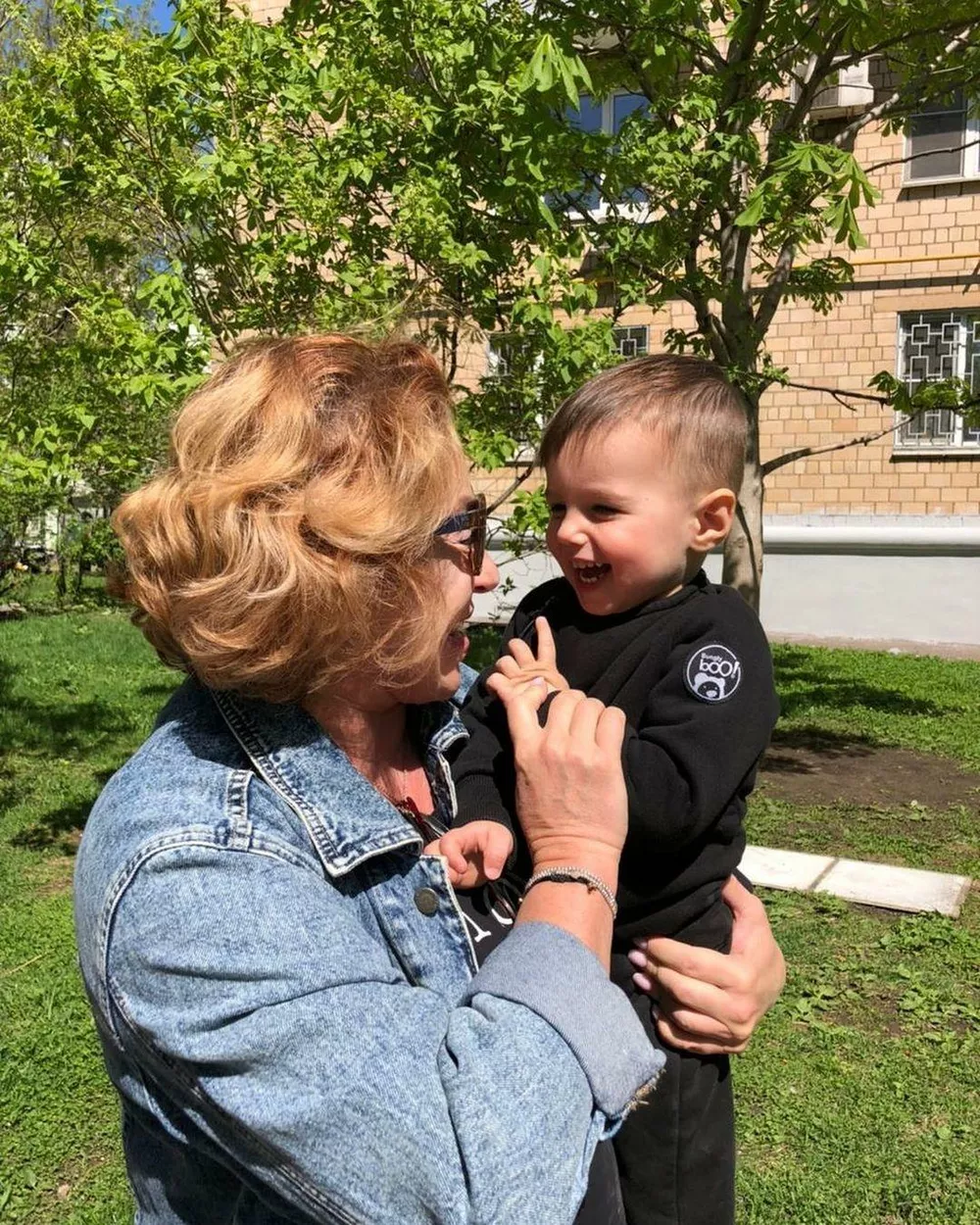 Симона Юнусова с внуком Ратмиром
