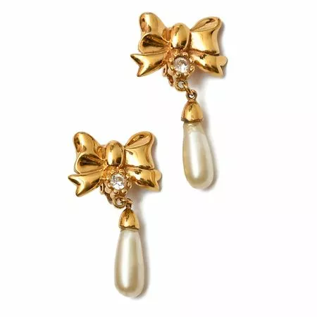 Клипсы с жемчугом, Nina Ricci