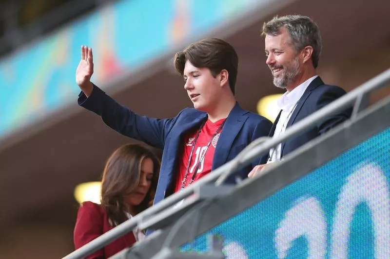 Принц Кристиан и кронпринц Фредерик