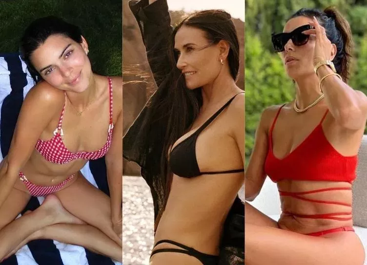 Селебрити-отпуск: Кендалл Дженнер, Деми Мур, Ева Лонгория и другие делятся пляжными фото