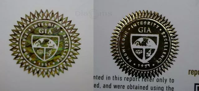 Защитная голограмма и ее имитация