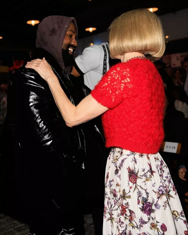 Канье Уэст и Анна Винтур