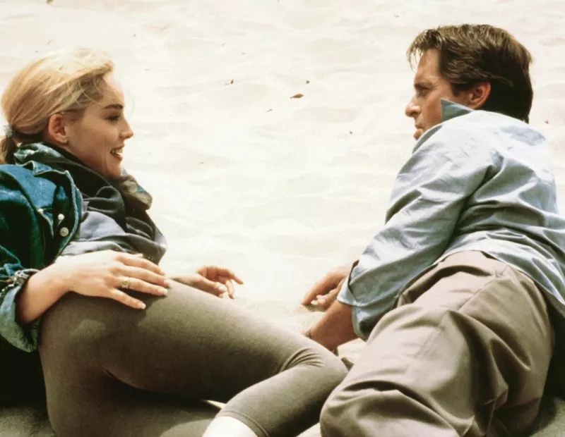 Шэрон Стоун и Майкл Дуглас в фильме “Основной инстинкт”