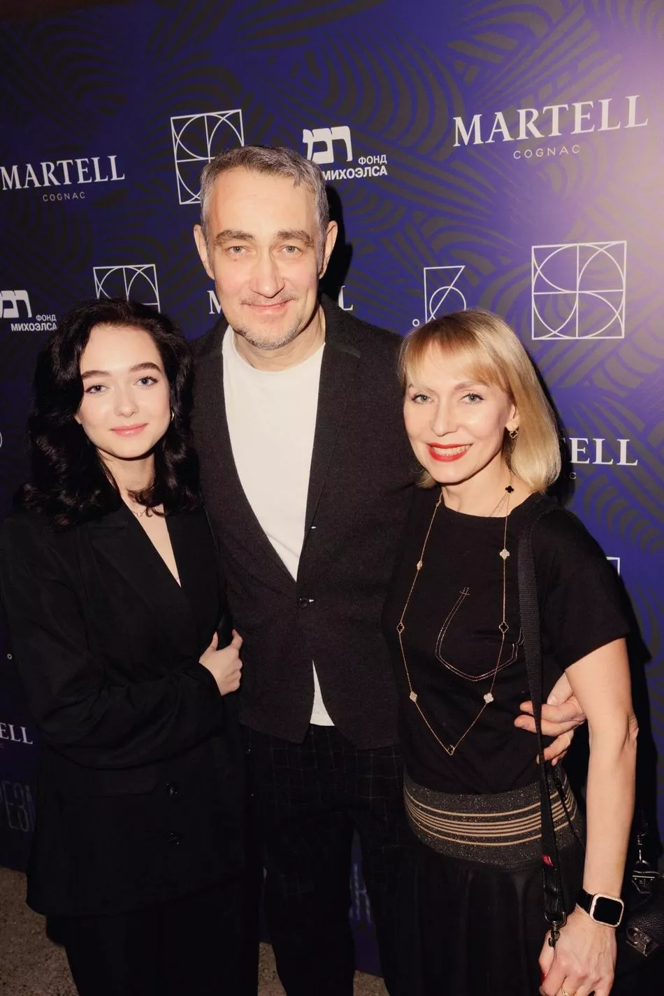 Константин Юшкевич с женой и дочерью