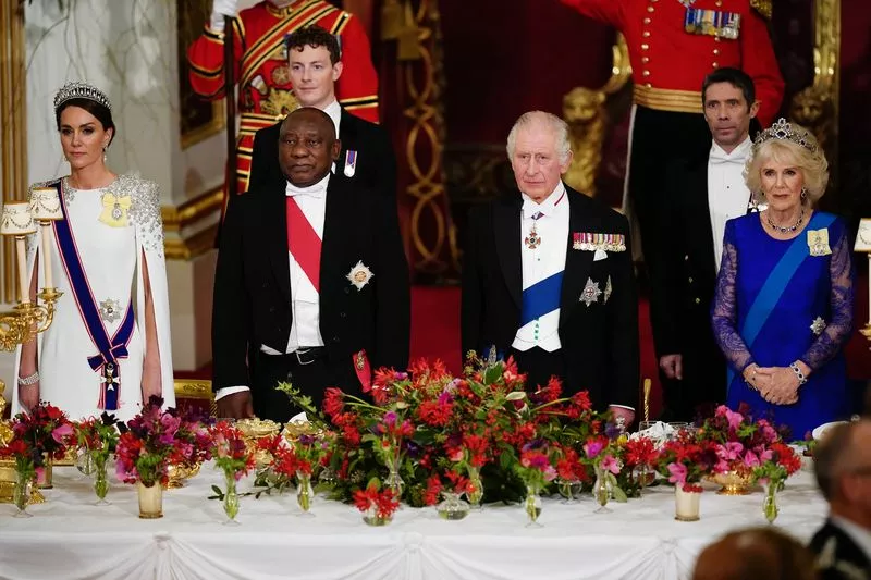 Кейт Миддлтон, Сирил Рамафоса, король Карл III, королева-консорт Камилла