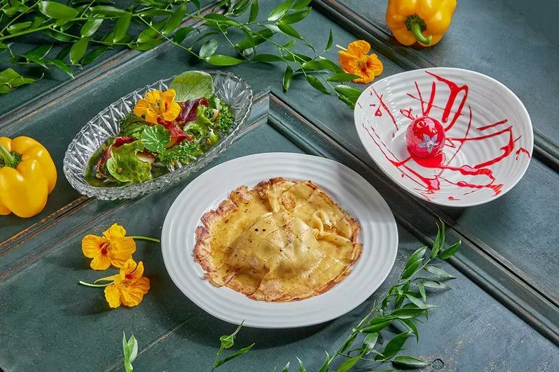 “Мясной” сет в ресторане “Матрёшка”