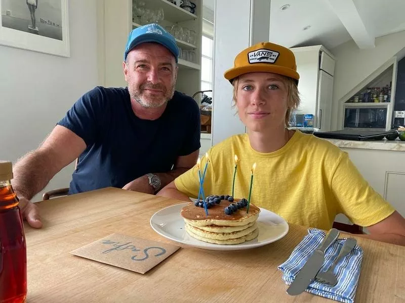 Лив Шрайбер и Саша