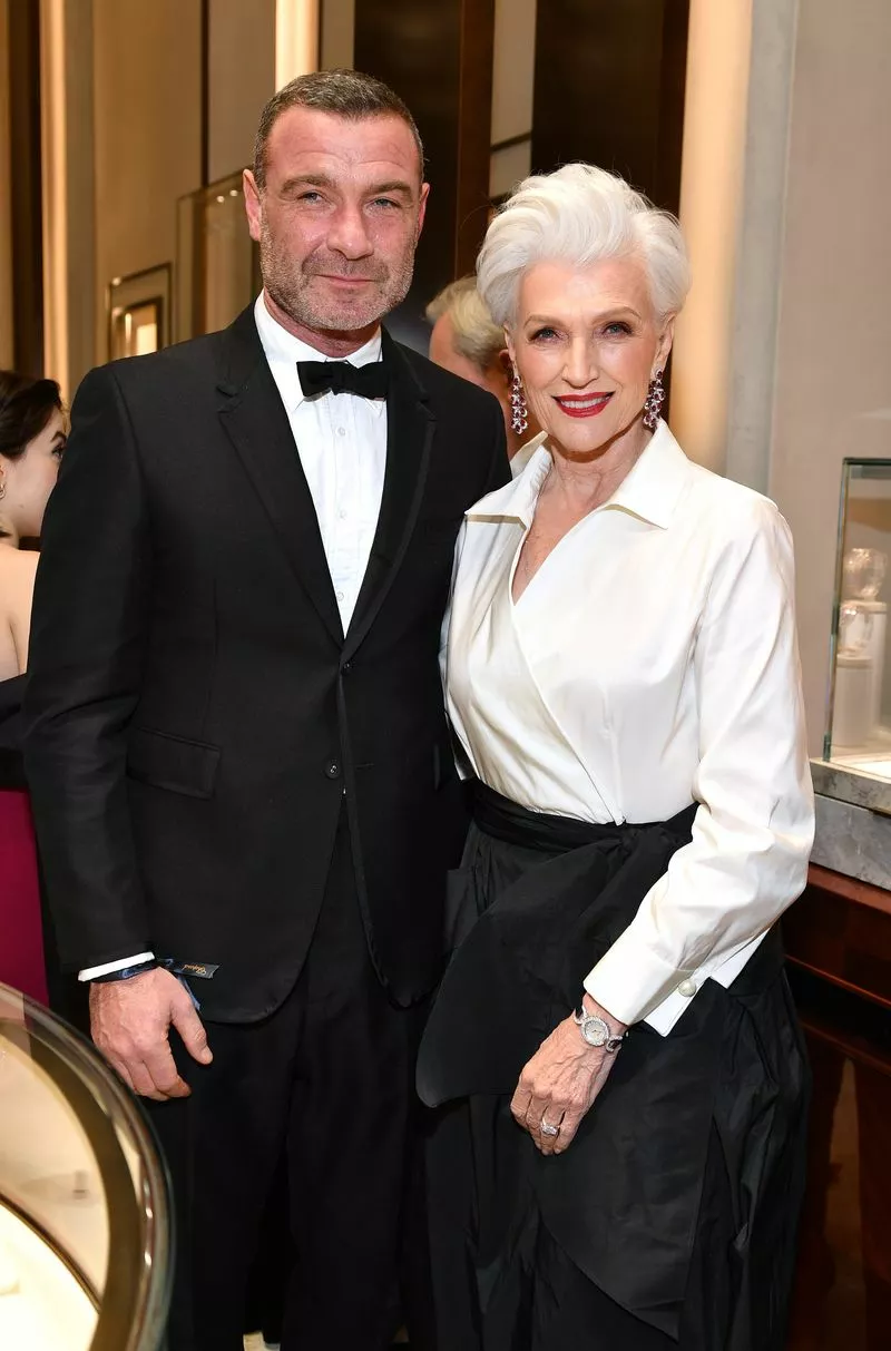 Лив Шрайбер и Мэй Маск