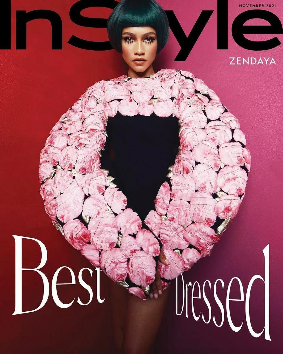 Зендая украсила обложку нового номера американского Instyle